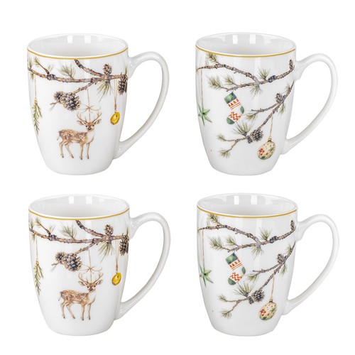 Weihnachtstassen 4er set - 4er,