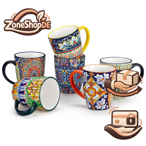 Vancasso kaffeetassen set 6er - set,