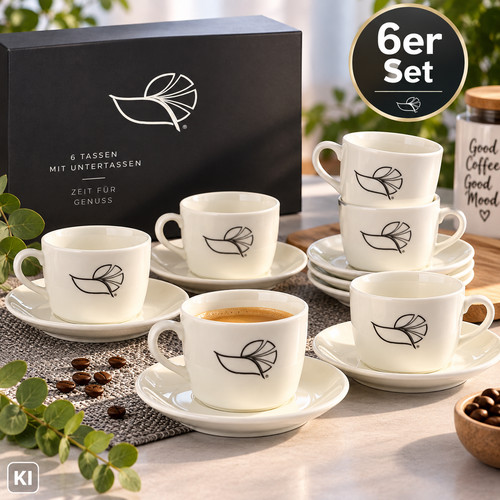 Kaffeetassen set untertassen - set,