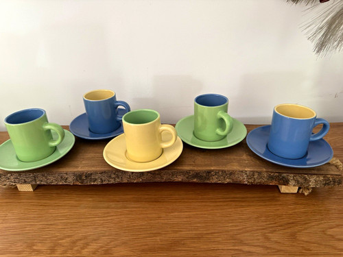 Keramik kaffeetasse - 5x,