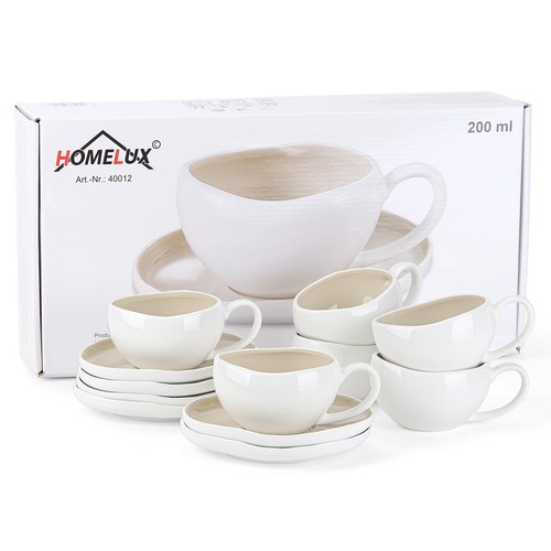 6er set cappuccinotassen - set,