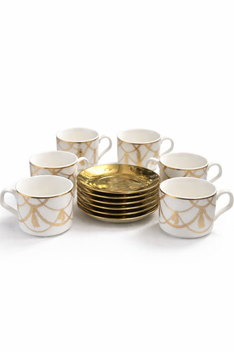 Luxus kaffee tassen set 6er - kaffee,