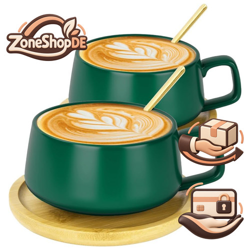 Cappuccino tassen mit - cappuccino,