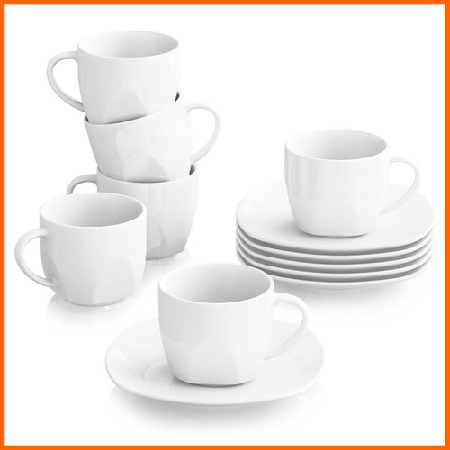 Malacasa kaffeetassen set 6er - kaffeetassen,