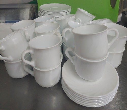 Kaffeetassen mit untertassen - kaffeetassen,