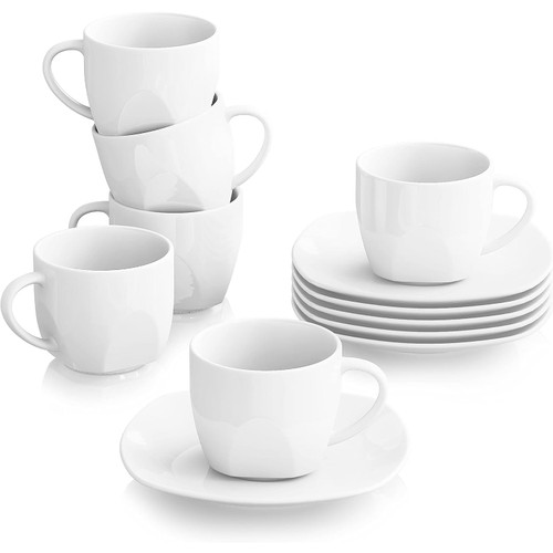 Malacasa kaffeetassen set 6er - kaffeetassen,